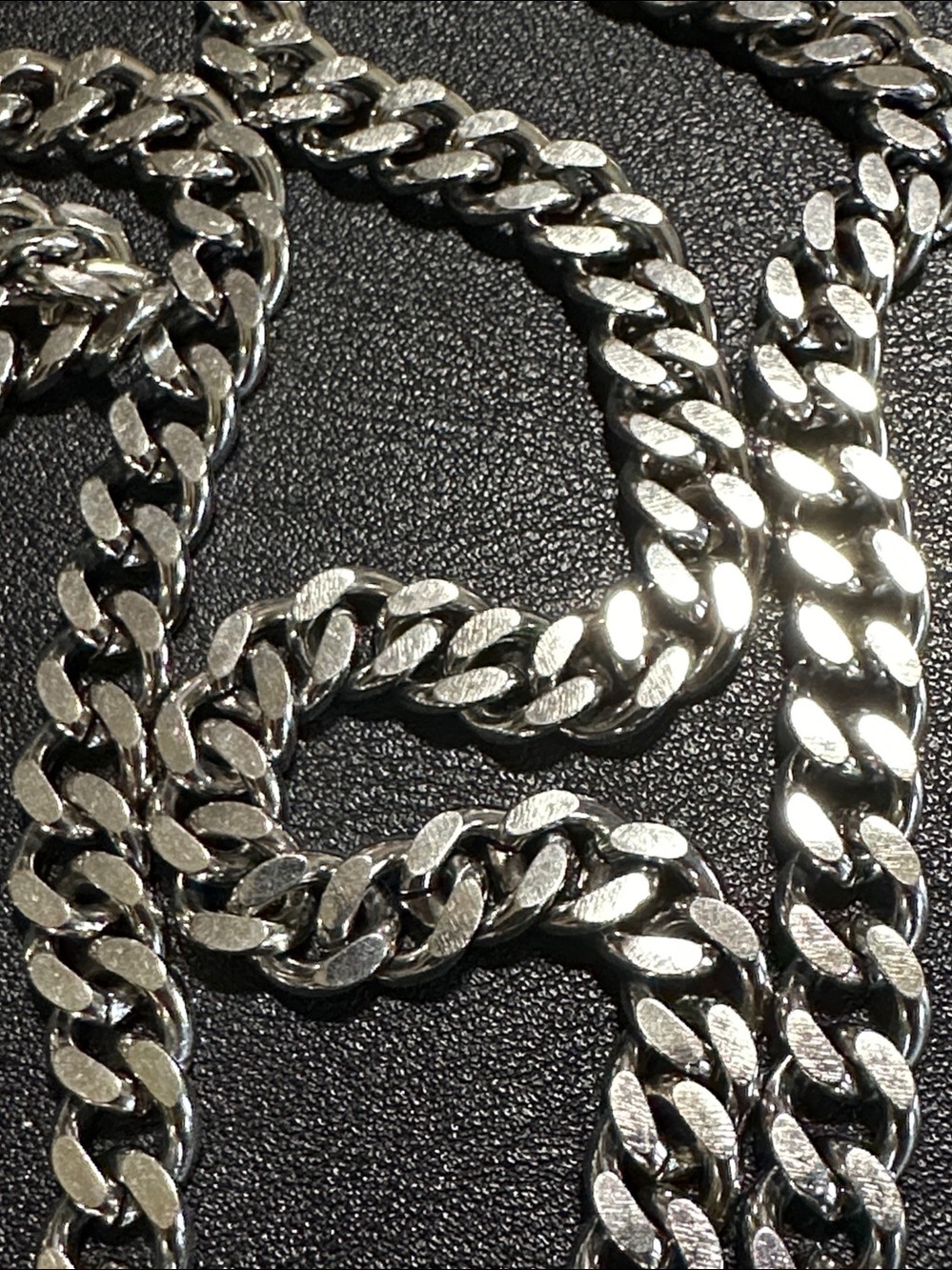 Silver Tone 50” Crossbody Bag Chain Strap - Picture 9 of 9